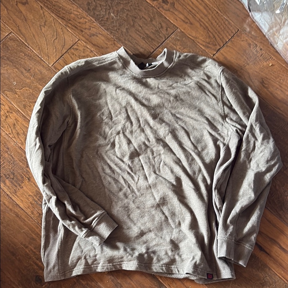 Classic Men's Long-Sleeve Crewneck Sweater - Taupe